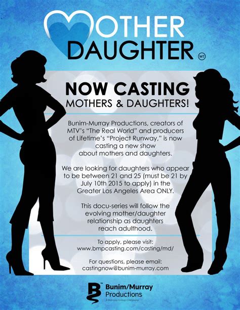 mother daughter casting|Mother